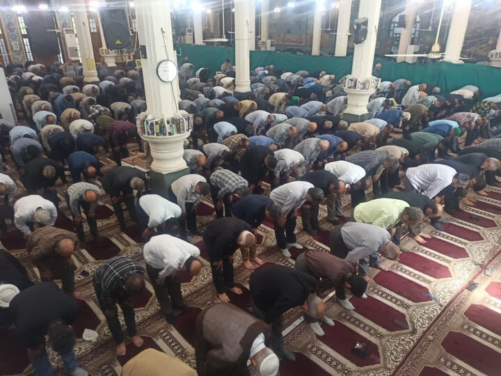 تصاویر/ آیین عبادی سیاسی نمازجمعه امروز برازجان