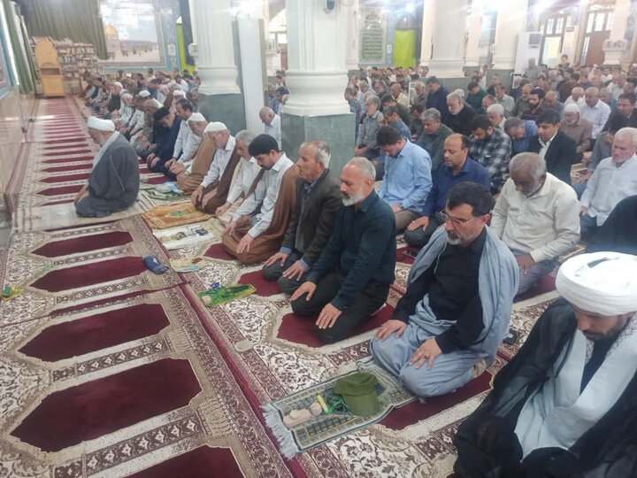 تصاویر/ آیین عبادی سیاسی نمازجمعه امروز برازجان