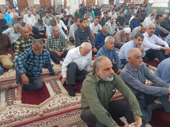 تصاویر/ آیین عبادی سیاسی نمازجمعه امروز برازجان