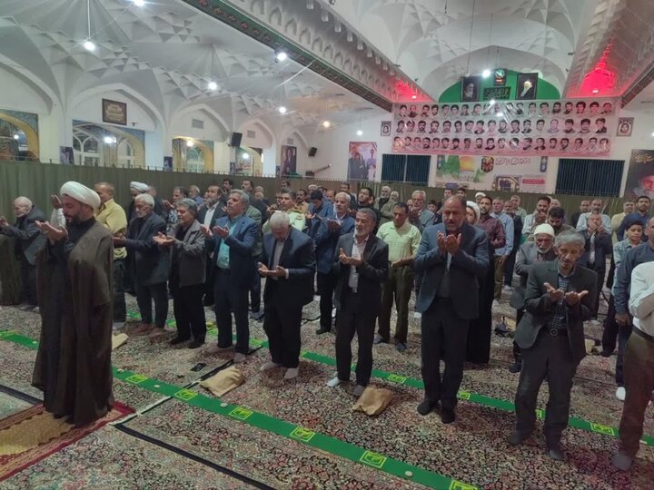 تصاویر/ اقامه نماز جمعه در شهر خانوک