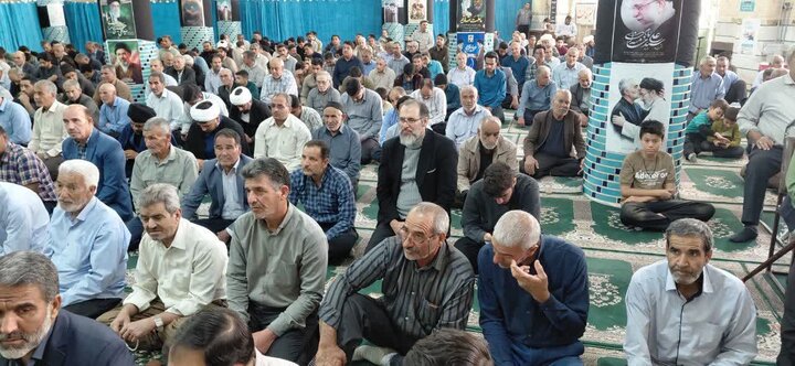 تصاویر/ اقامه نماز جمعه در شهر انار