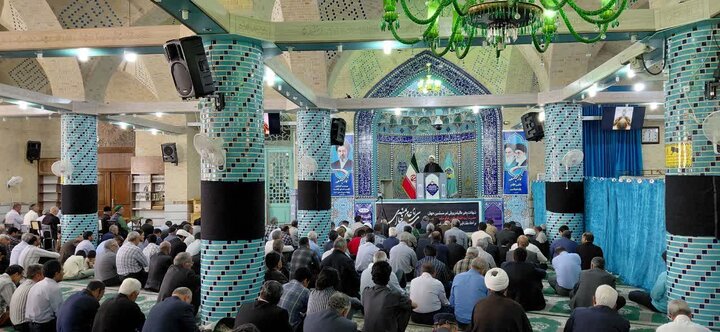 تصاویر/ اقامه نماز جمعه در شهر انار