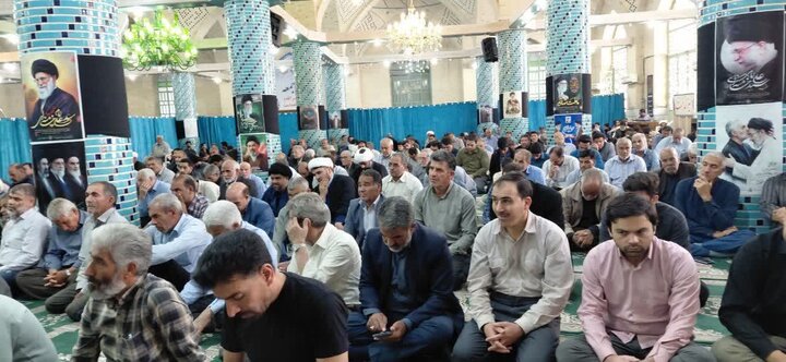 تصاویر/ اقامه نماز جمعه در شهر انار
