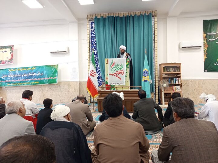 تصاویر/ آیین عبادی سیاسی نماز جمعه شهرستان نیمروز