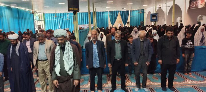 تصاویر/ اقامه نماز جمعه در شهر یزدان آباد
