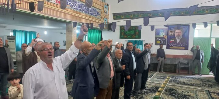 تصاویر/ اقامه نماز جمعه دابودشت به امامت حجت الاسلام و المسلمین محمدعلی حاجی زاده