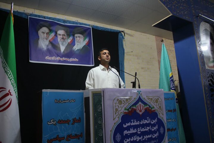 تصاویر/ اقامه نماز جمعه در شهر جازموریان