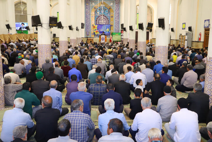 تصاویر/ نماز عبادی سیاسی جمعه شهرستان بافق