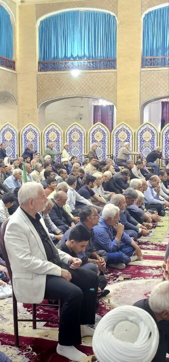 تصاویر/ اقامه نماز جمعه در شهر بم