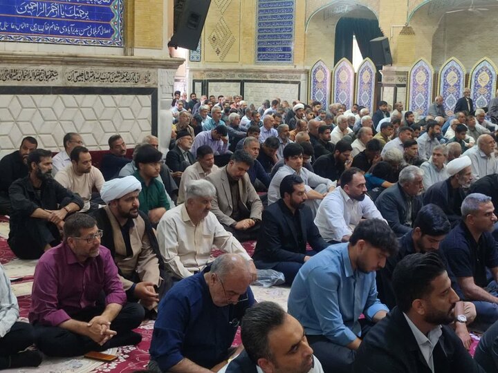 تصاویر/ اقامه نماز جمعه در شهر بم