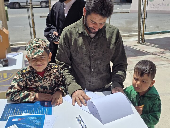 تصاویر/ نماز عبادی سیاسی جمعه شهرستان بهاباد