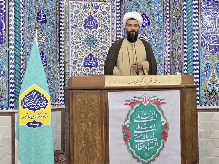 تصاویر/ نماز عبادی سیاسی جمعه شهرستان بهاباد