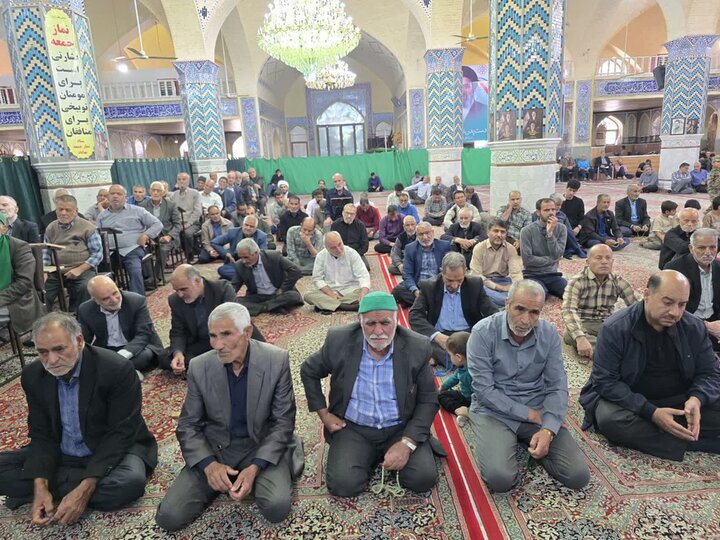 تصاویر/ نماز عبادی سیاسی جمعه شهرستان بهاباد