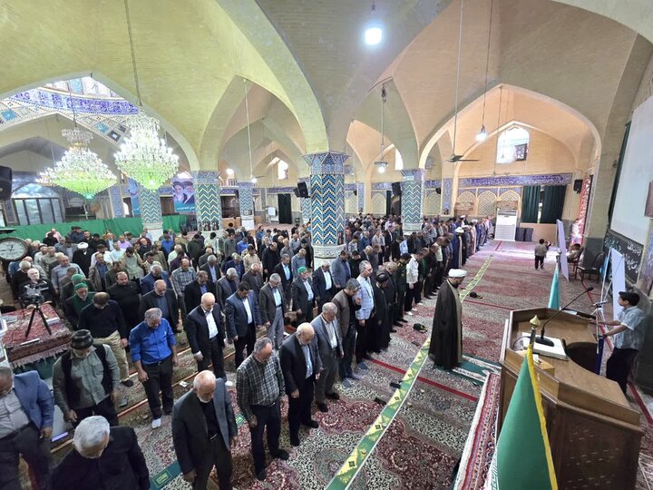 تصاویر/ نماز عبادی سیاسی جمعه شهرستان بهاباد