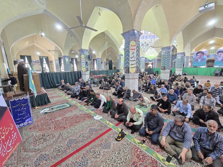 تصاویر/ نماز عبادی سیاسی جمعه شهرستان بهاباد