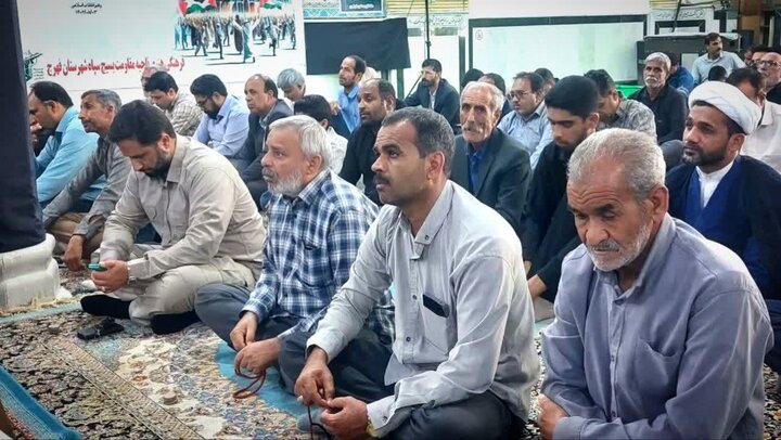 تصاویر/ اقامه نماز جمعه در شهر فهرج