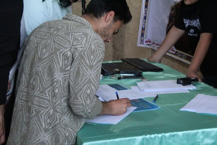 تصاویر/ نماز عبادی سیاسی جمعه شهرستان خاتم