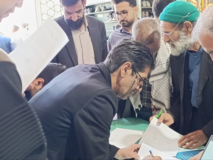 تصاویر/ نماز عبادی سیاسی جمعه شهرستان خاتم