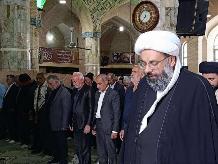 تصاویر/ نماز عبادی سیاسی جمعه شهرستان خاتم