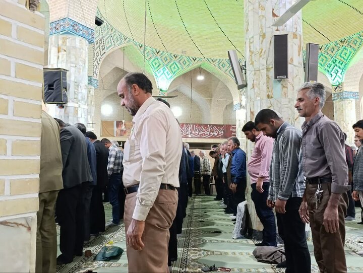 تصاویر/ نماز عبادی سیاسی جمعه شهرستان خاتم