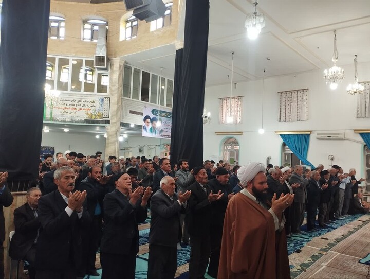 نماز جمعه لیلان به روایت تصویر