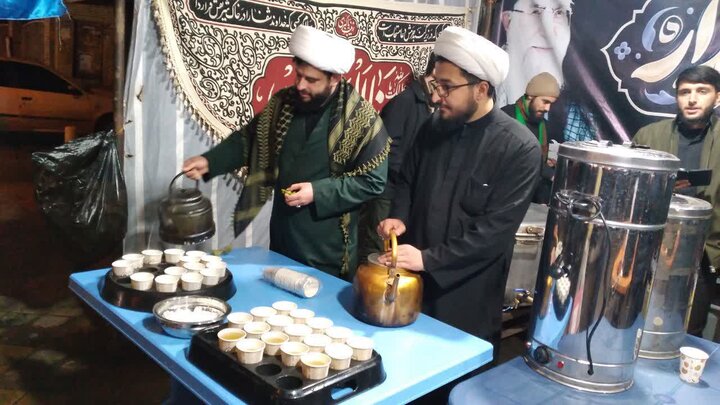 تصاویر/ موکب جهادی تبلیغی حوزه علمیه اردبیل