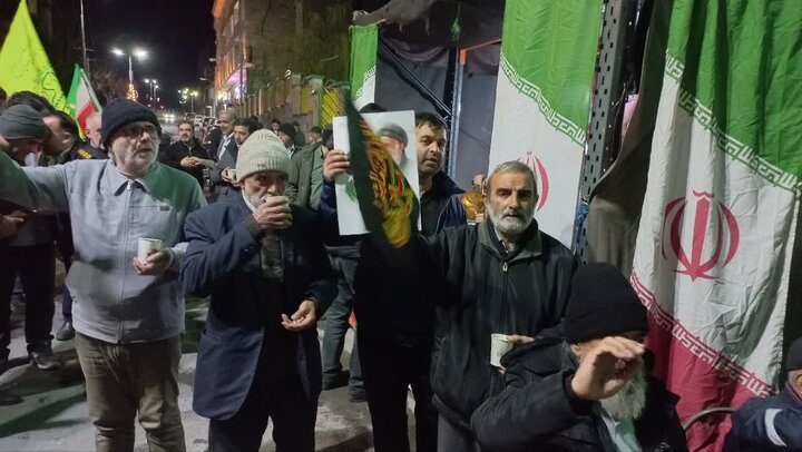 تصاویر/تجمع مردمی بخش «رینه» در ایستگاه بیست و هشتم فروردین