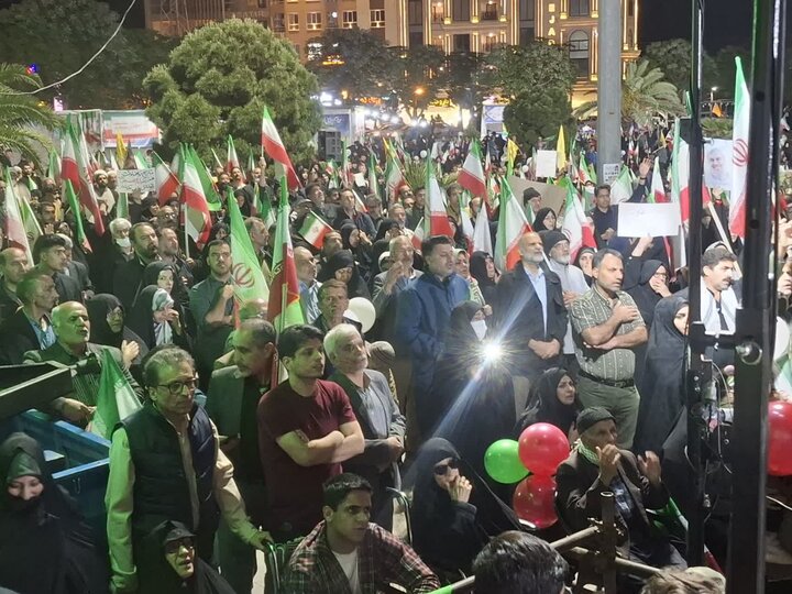 تصاویر| چهل و هشتمین تجمع مردمی شهرستان کاشان در میدان امام خامنه ای(ره)