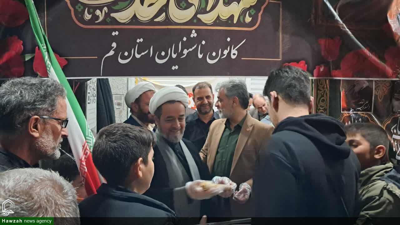 حضور مدیر کل امور رفاهی زائرین استانداری در موکب بهزیستی و کانون ناشنوایان قم