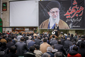 تصاویر / مراسم سوگواری به یاد رهبر شهید انقلاب اسلامی با حضور امام جمعه قزوین