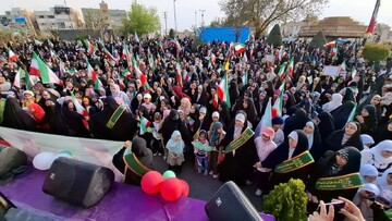 تصاویر/ اجتماع بزرگ «دختران ایران» در شهرستان پردیس