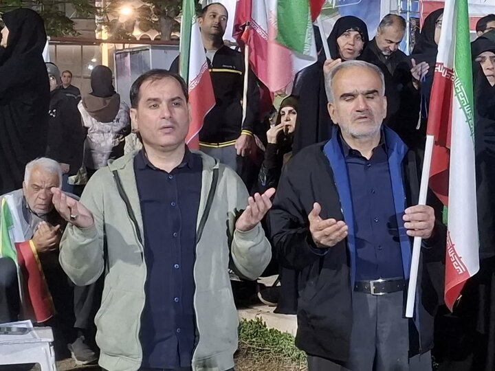 تصاویر| چهل و هشتمین تجمع مردمی شهرستان کاشان در میدان امام خامنه ای(ره)