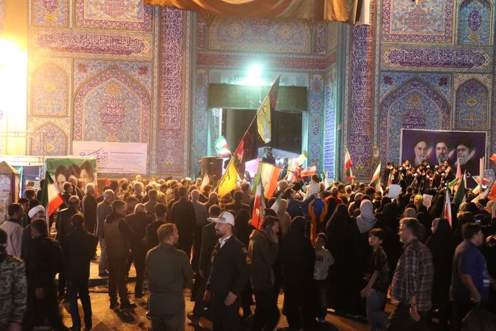 تصاویر/ چهل و نهمین اجتماع شبانه مردم در شهرستان قرچک
