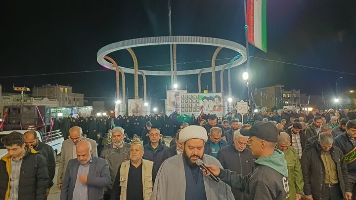 تصاویر/اقامه نماز استغاثه در شهرستان مامونیه