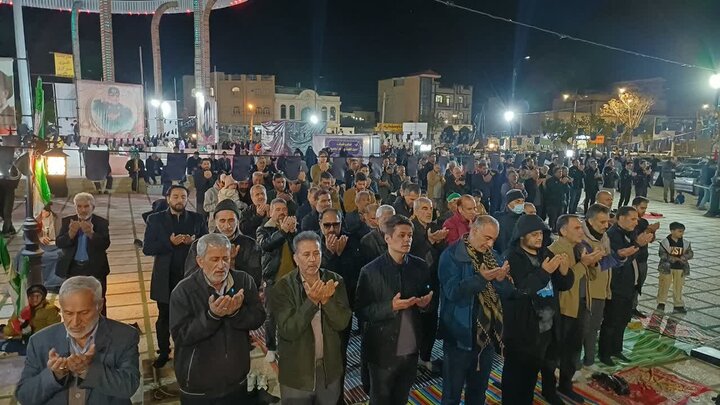 تصاویر/اقامه نماز استغاثه در شهرستان مامونیه