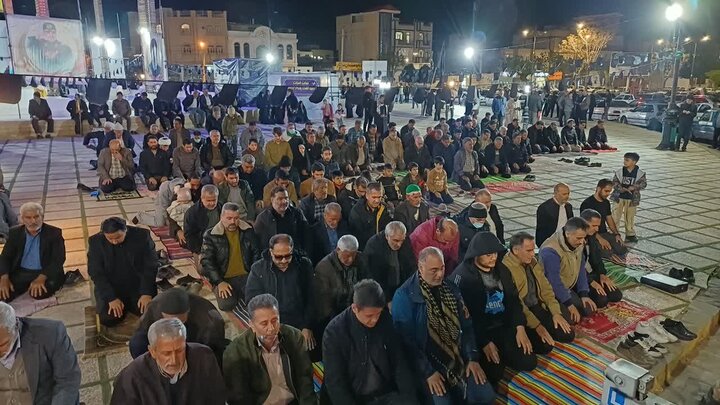 تصاویر/اقامه نماز استغاثه در شهرستان مامونیه