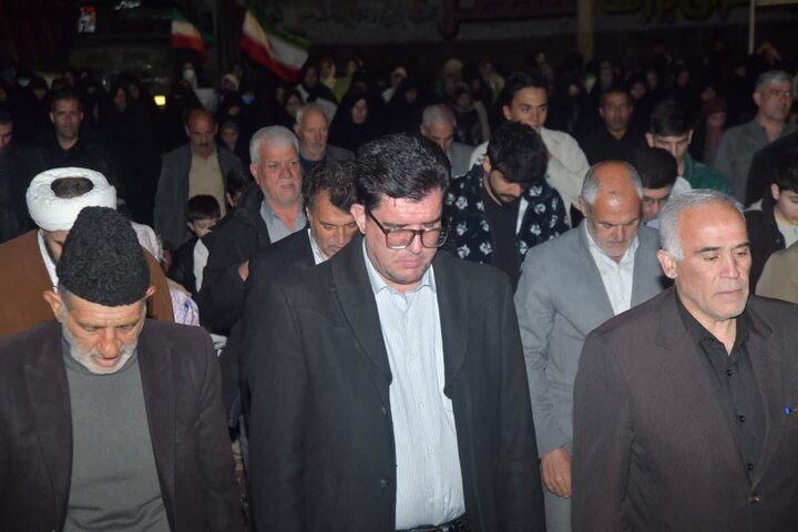 تصاویر/ تجمع و اقامه نماز استغاثه به امام زمان در شهرستان شوط