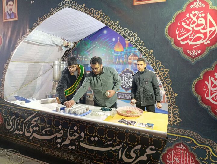 تصاویر/ فعالیت موکب مدرسه علمیه امام خامنه‌ای ارومیه