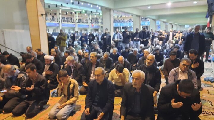 تصاویر/اقامه نماز استغاثه به ساحت مقدس امام زمان در شهرستان خمین