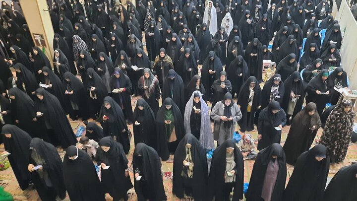 تصاویر/اقامه نماز استغاثه به ساحت مقدس امام زمان در شهرستان خمین