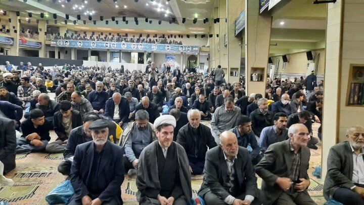 تصاویر/اقامه نماز استغاثه به ساحت مقدس امام زمان در شهرستان خمین