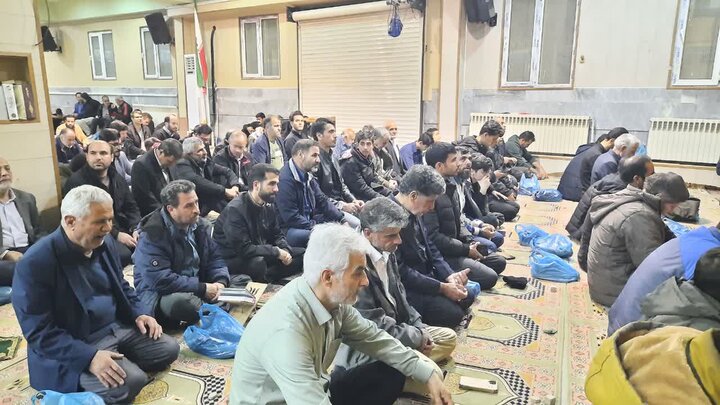 تصاویر/اقامه نماز استغاثه به ساحت مقدس امام زمان در شهرستان خمین