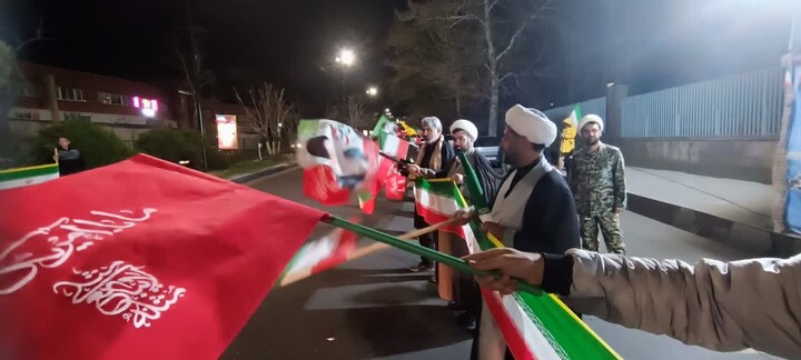 تصاویر/ ایستگاه صلواتی مدرسه علمیه حضرت ولیعصر(عج)تبریز