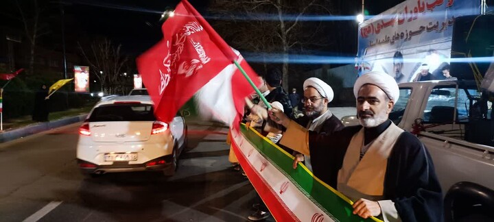 تصاویر/ ایستگاه صلواتی مدرسه علمیه حضرت ولیعصر(عج)تبریز