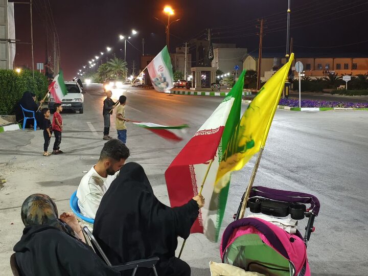 تصاویر/ اقامه نماز استغاثه به امام زمان(عج) در شهر بنک