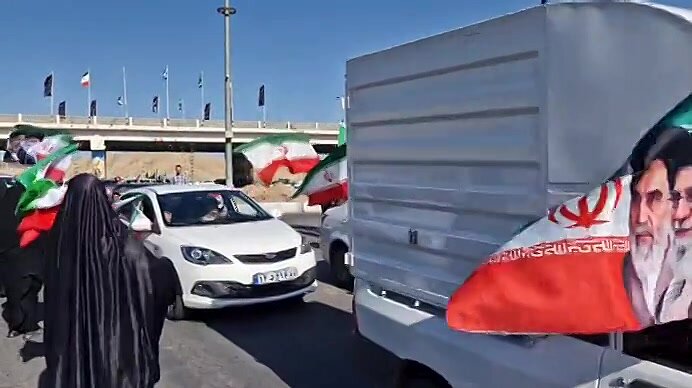 فیلم| کاروان اقتدار ملت در سمنان
