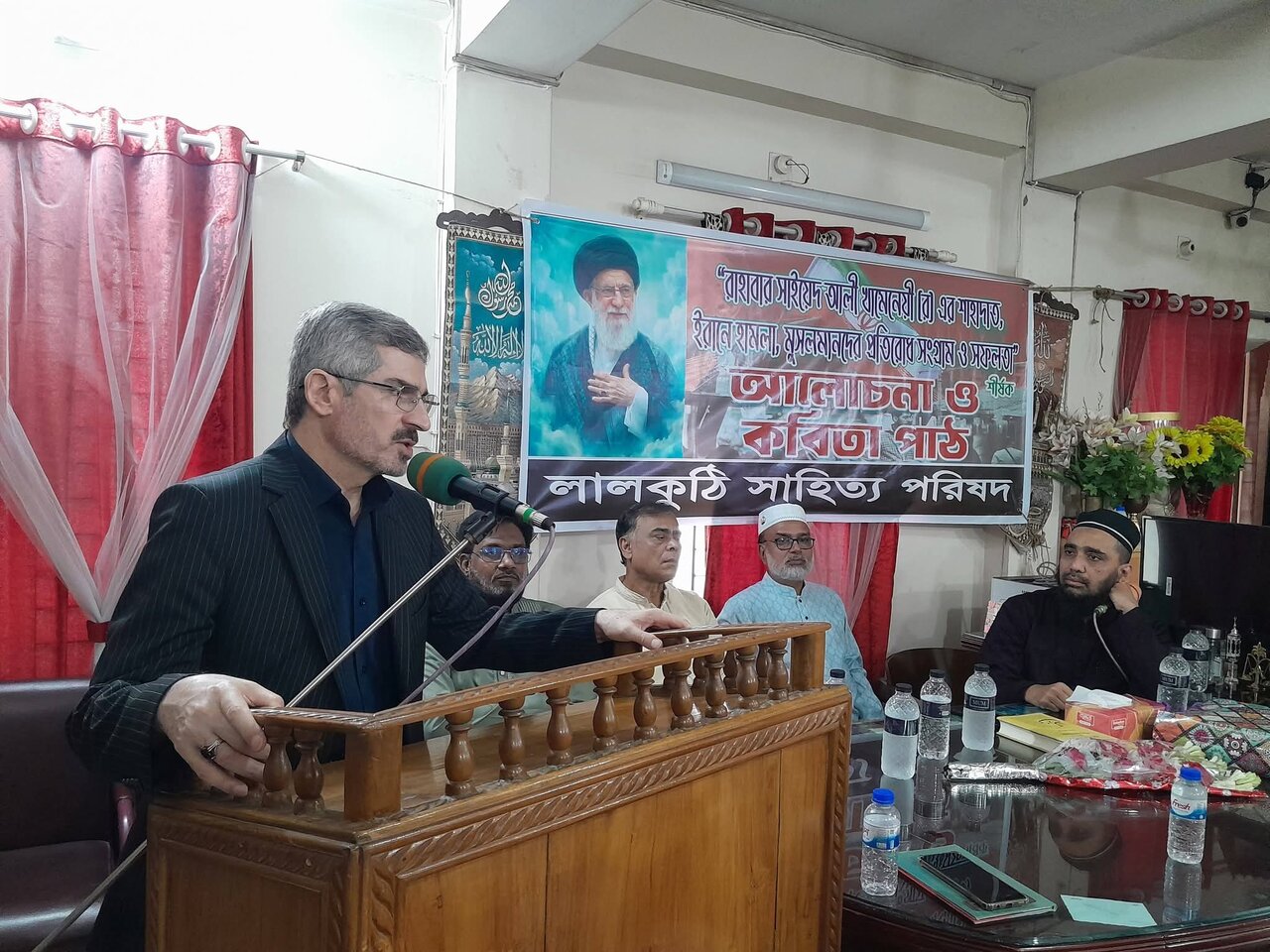 আয়াতুল্লাহ খামেনেয়ী (রহ.)-এর চেহলাম উপলক্ষে লালকুঠি সাহিত্য পরিষদের বিশেষ সেমিনার