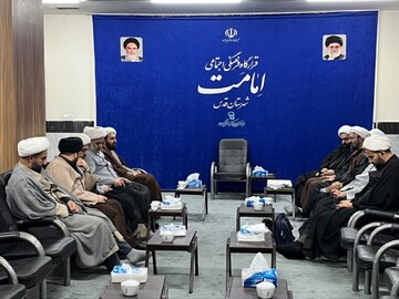 برگزاری جلسه قرارگاه جنگ ترکیبی «بلاغ مبین» شهرستان قدس