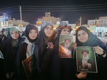 تصاویر/ رژه دختران جانفدا در چغادک