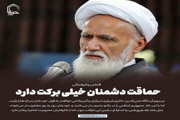 عکس نوشت| حماقت دشمنان خیلی برکت دارد